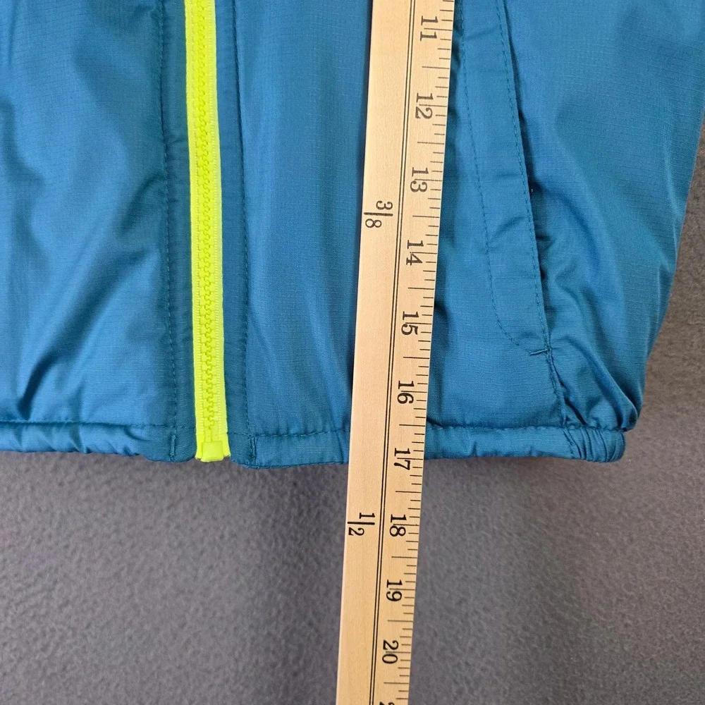 OshKosh Bgosh Boys Blue Gray Puffer Jacket Hooded Size 4